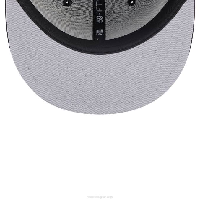 New Era Brooklyn Nets Alpha Industries x nba zwarte 59fifty getailleerde pet BT24976