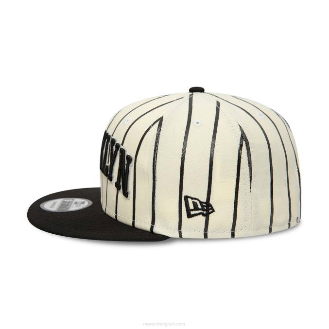 New Era Brooklyn Nets City Arch witte 9fifty snapback pet BT242140