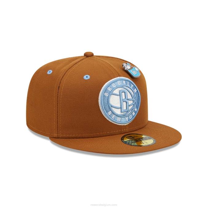 New Era Brooklyn Nets Hot Cocoa 59fifty getailleerde pet BT24933