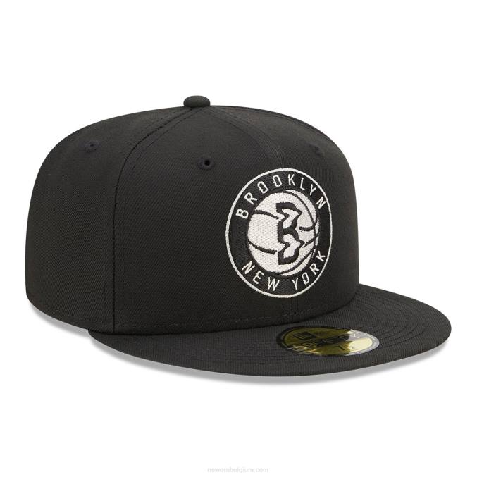 New Era Brooklyn Nets Twilight Fantasy zwarte 59fifty getailleerde pet BT241238