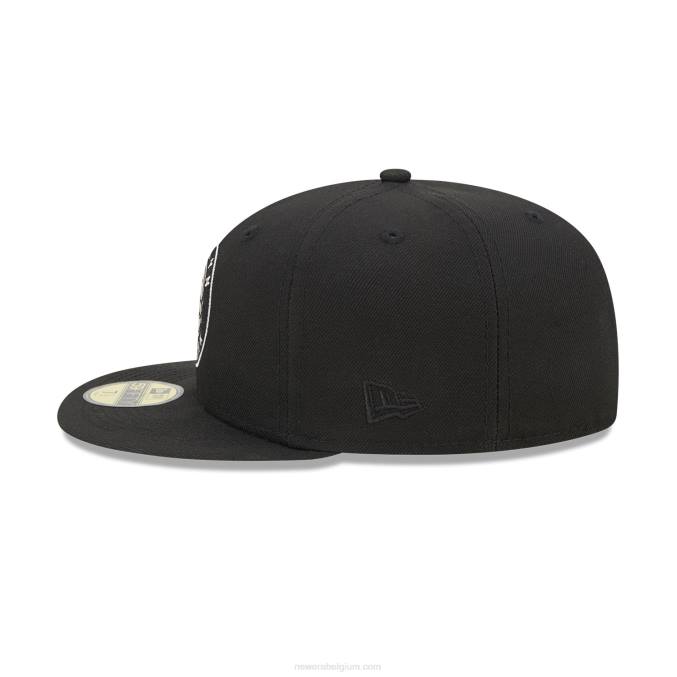 New Era Brooklyn Nets Twilight Fantasy zwarte 59fifty getailleerde pet BT241238