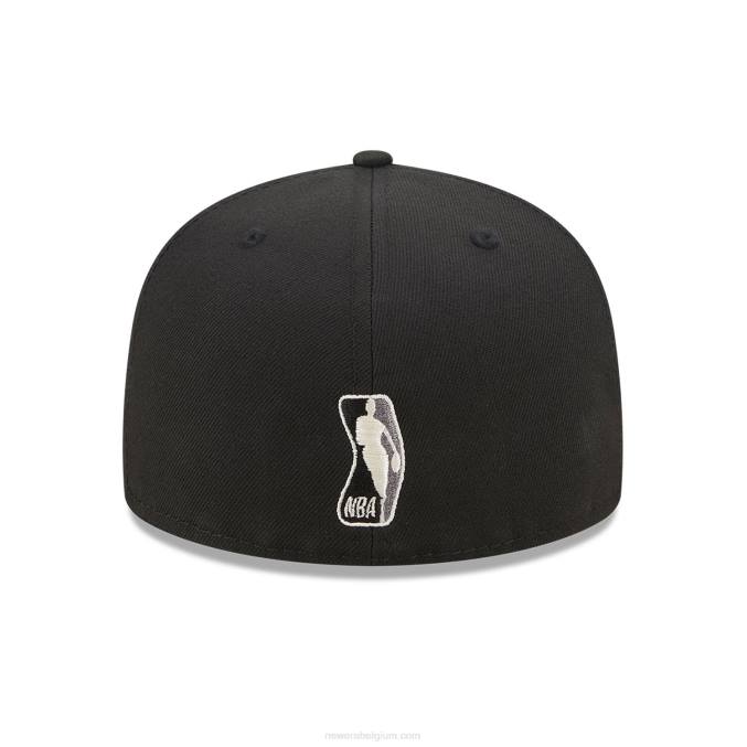 New Era Brooklyn Nets Twilight Fantasy zwarte 59fifty getailleerde pet BT241238