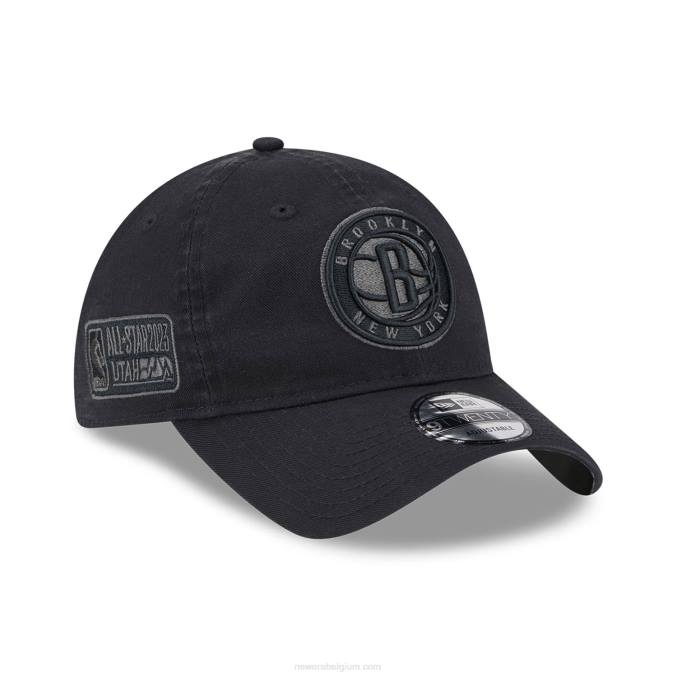 New Era Brooklyn Nets nba all star game zwarte 9twenty verstelbare pet BT242212