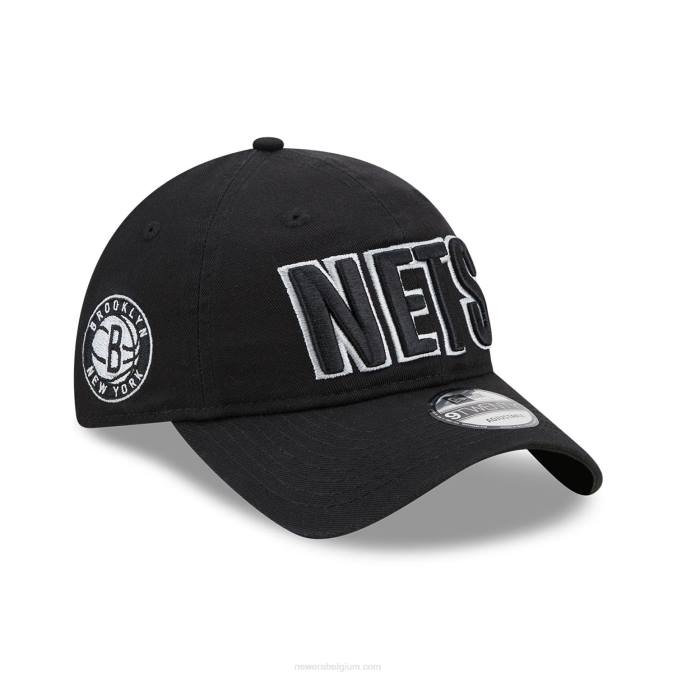 New Era Brooklyn Nets nba statement zwarte 9twenty verstelbare pet BT242270