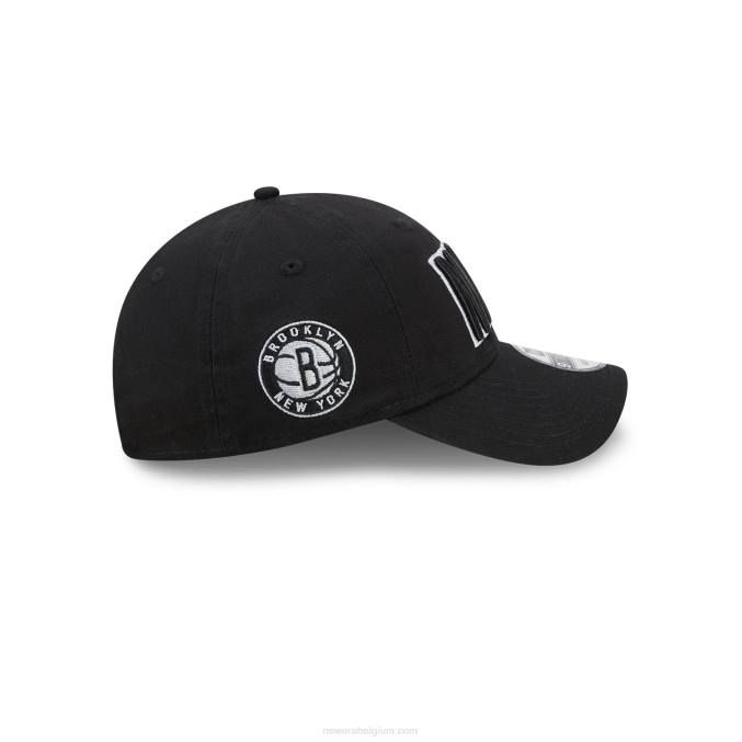 New Era Brooklyn Nets nba statement zwarte 9twenty verstelbare pet BT242270