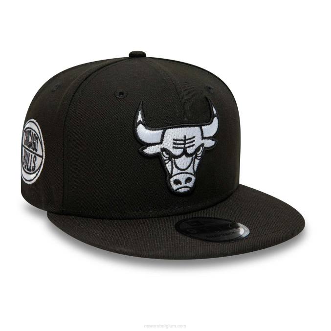 New Era Chicago Bulls zwarte 9fifty snapback pet BT242074