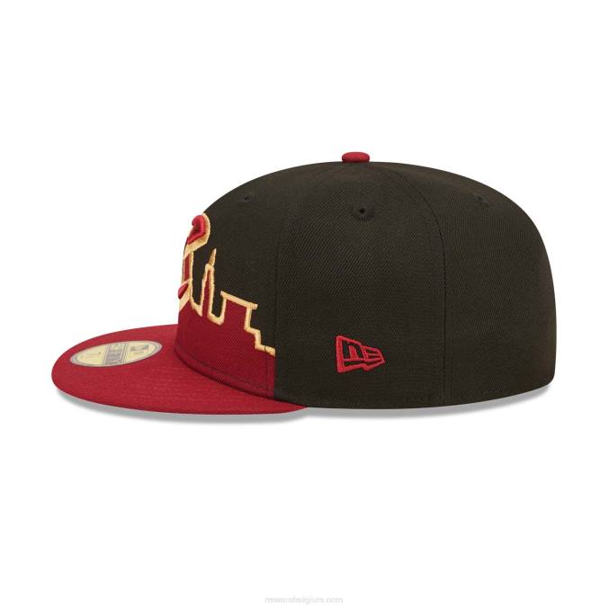New Era Cleveland cavaliers nba tip off 2022 zwarte 59fifty fitted cap BT24346