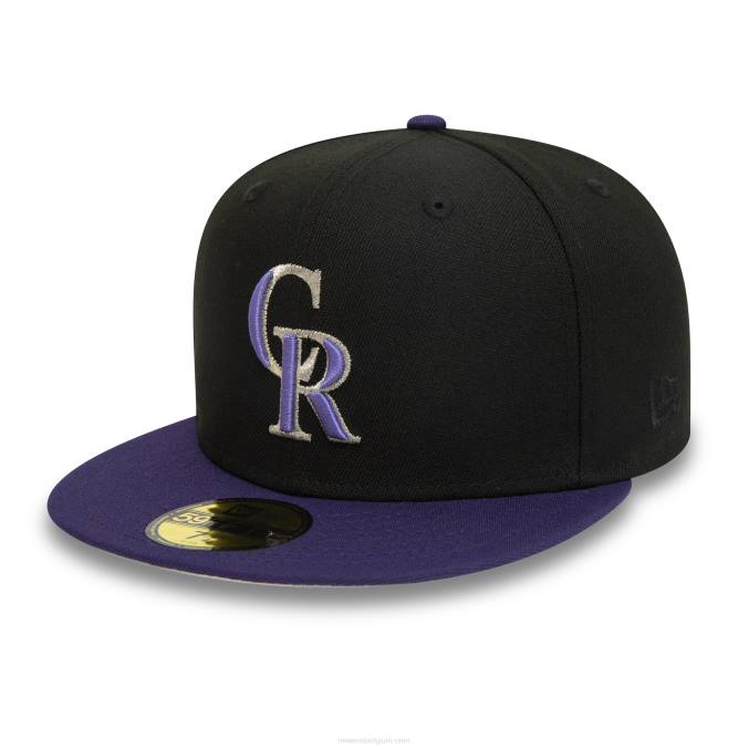 New Era Colorado Rockies 1995 zwarte 59fifty pet BT2429