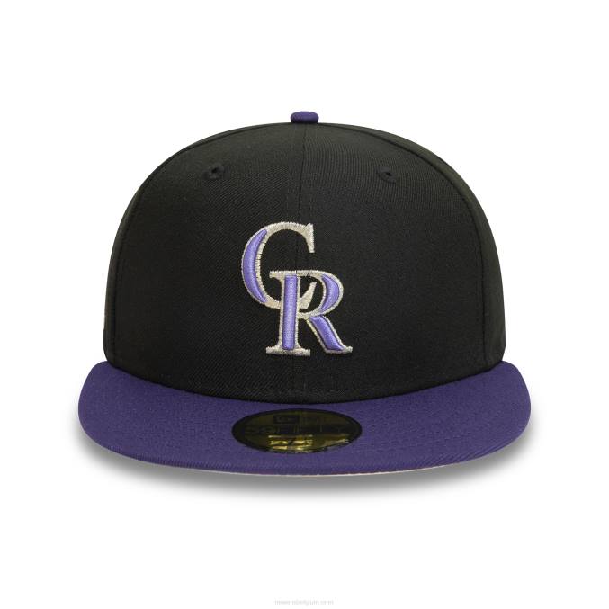 New Era Colorado Rockies 1995 zwarte 59fifty pet BT2429