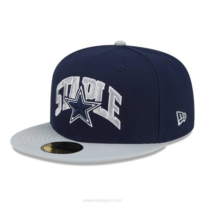 New Era Dallas cowboys x nietje marine 59fifty getailleerde pet BT24964