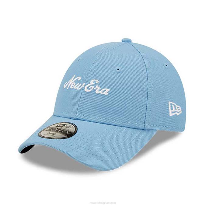 New Era Heritage script kids blauw 9forty verstelbare pet BT241696