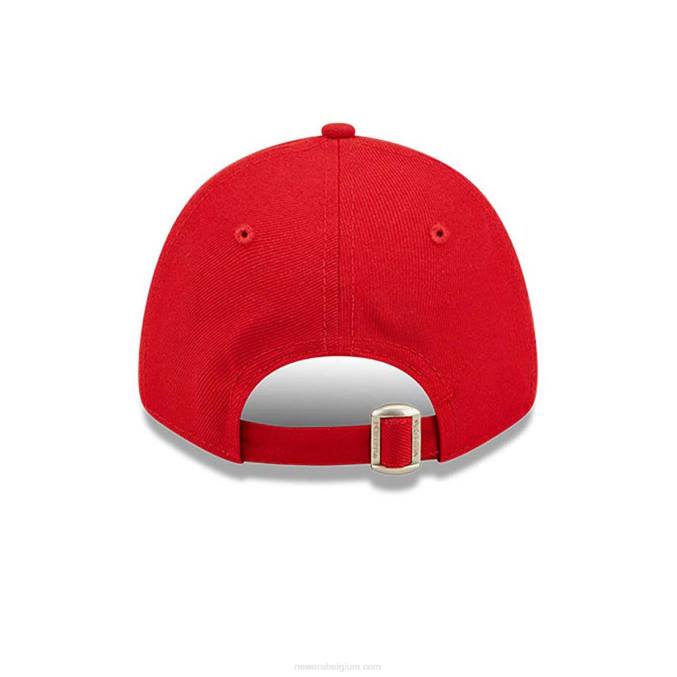New Era Heritage script kind repreve rode 9forty verstelbare pet BT241809