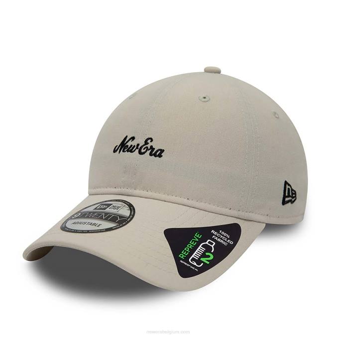 New Era Heritage-script repreve stone 9twenty verstelbare pet BT242241