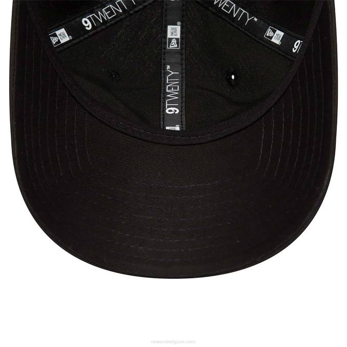 New Era Heritage-script repreve zwarte 9twenty verstelbare pet BT242238