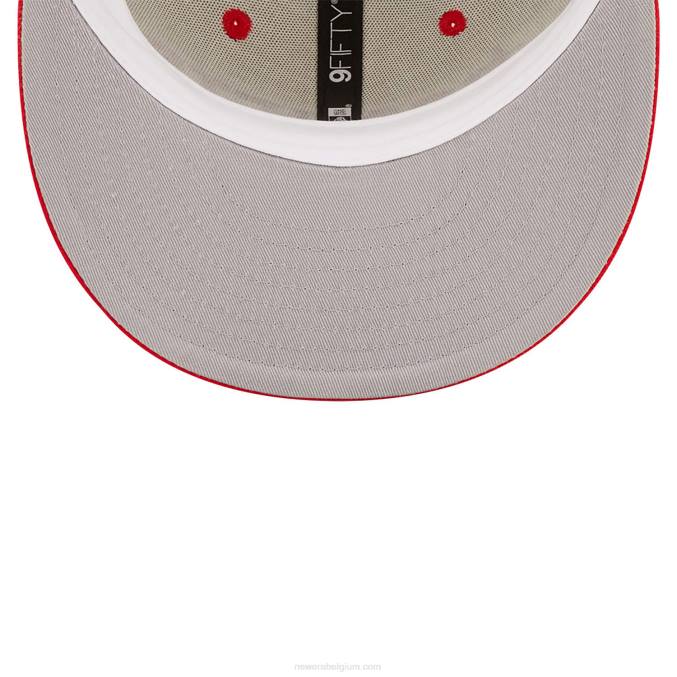 New Era Houston Rockets blend witte 9fifty snapback pet BT241940