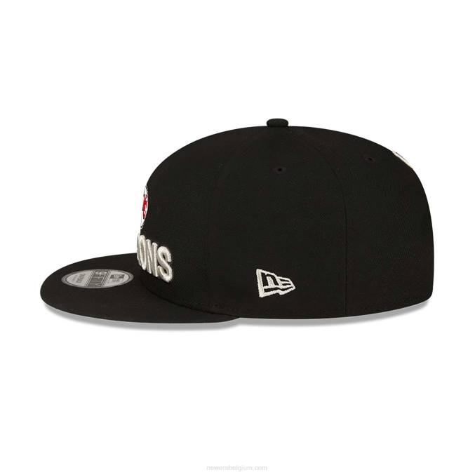 New Era Kansas City Chiefs Super Bowl lvii Parade zwarte 9fifty snapback pet BT241963