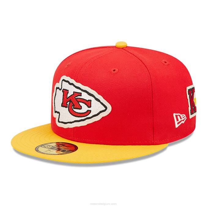 New Era Kansas City Chiefs ne letterman rode 59fifty pet BT24406