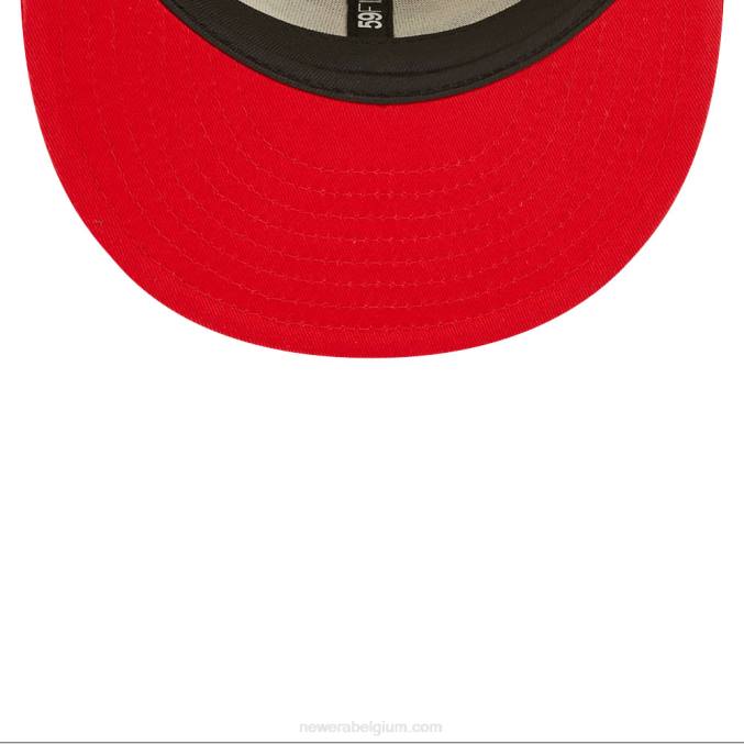 New Era Kansas City Chiefs nfl sideline 2022 witte 59fifty getailleerde pet BT241327