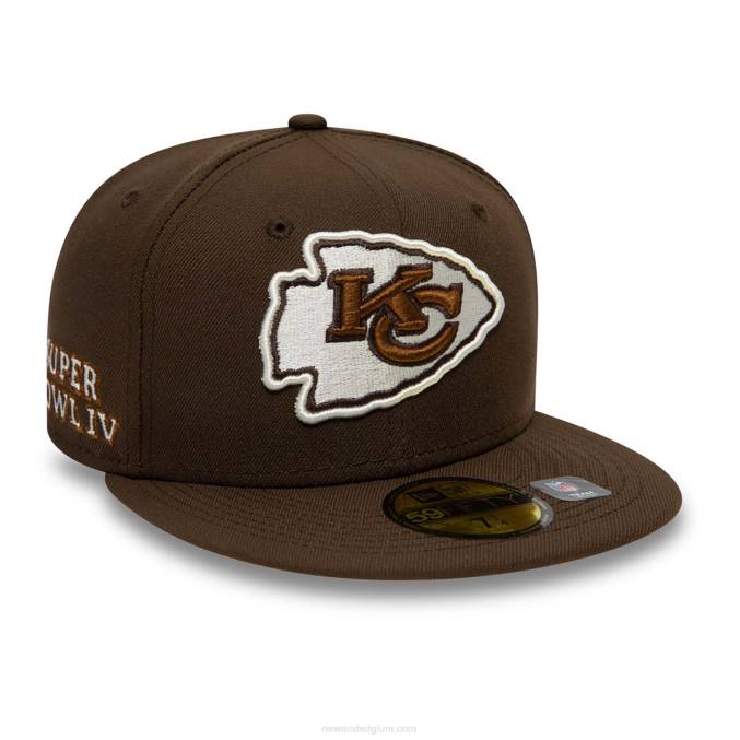 New Era Kansas City Chiefs team spotlight bruine 59fifty pet BT241042