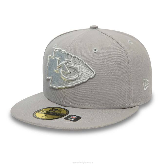 New Era Kansas City Chiefs team spotlight grijs 59fifty getailleerde pet BT241102