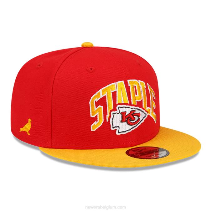 New Era Kansas City Chiefs x nietje rode 9fifty snapback pet BT241930