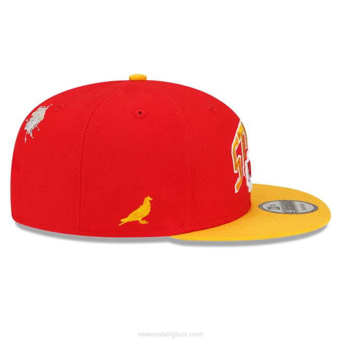 New Era Kansas City Chiefs x nietje rode 9fifty snapback pet BT241930