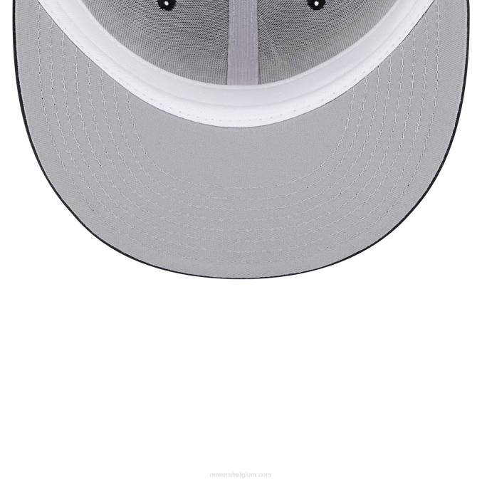 New Era Kansas City Monarchs Negro League beige 59fifty getailleerde pet BT241041