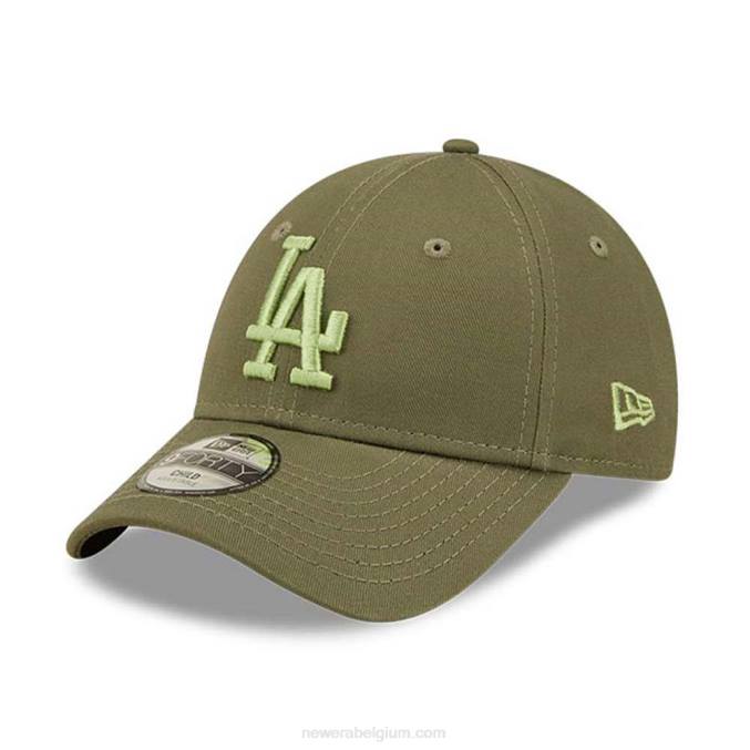 New Era La Dodgers Youth League Essential Green 9Forty verstelbare pet BT241496