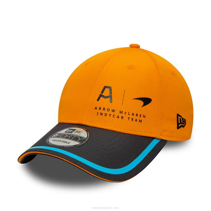 New Era McLaren indycar team oranje 9forty verstelbare pet BT241727