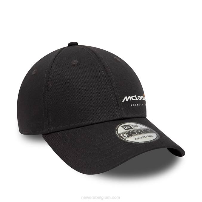New Era McLaren vlekkeloze donkergrijze 9forty verstelbare pet BT241565