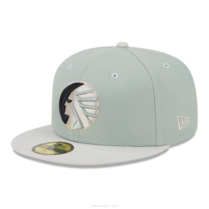 New Era Memphis Chick Hometown Roots Green 59Fifty getailleerde pet BT24192