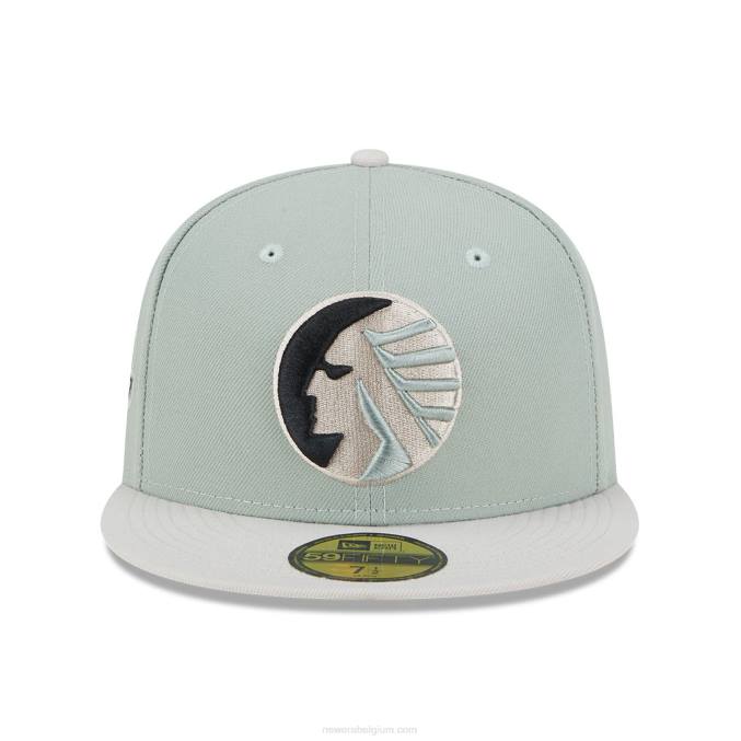New Era Memphis Chick Hometown Roots Green 59Fifty getailleerde pet BT24192