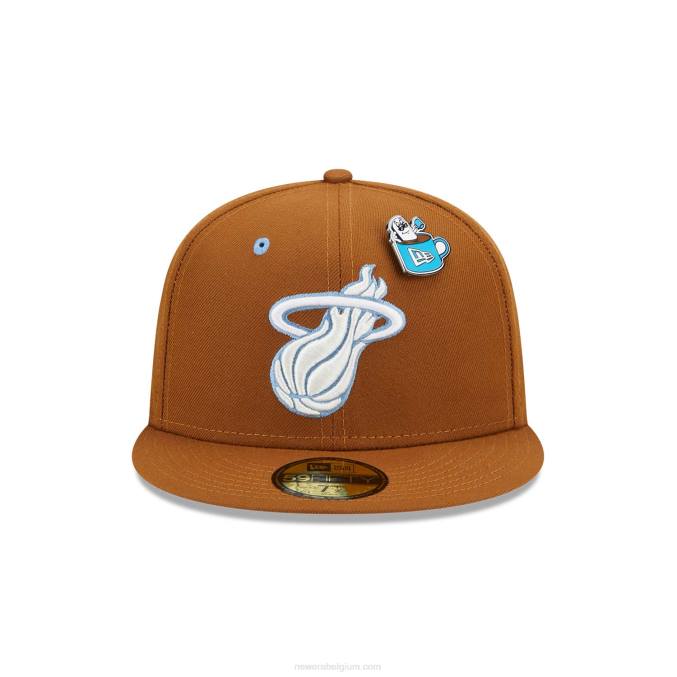 New Era Miami Heat Hot Cocoa 59fifty getailleerde pet BT241232
