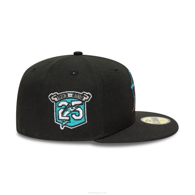 New Era Miami Marlins 25th Anniversary zwarte 59fifty pet BT2480