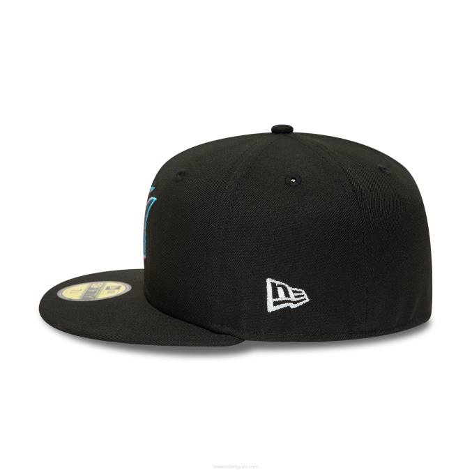 New Era Miami Marlins 25th Anniversary zwarte 59fifty pet BT2480
