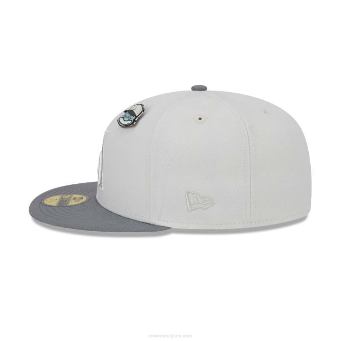 New Era Miami Marlins Outer Space Grey 59fifty getailleerde pet BT24318