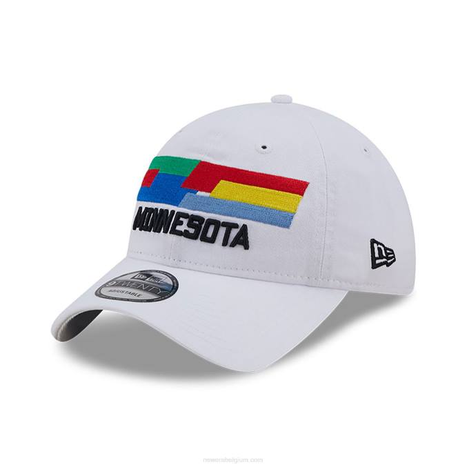 New Era Minnesota Timberwolves Authentics City Edition witte 9twenty verstelbare pet BT242234