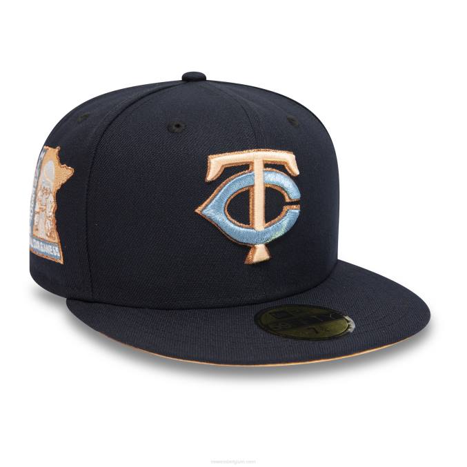 New Era Minnesota twins 1965 all star game navy 59fifty getailleerde pet BT24187