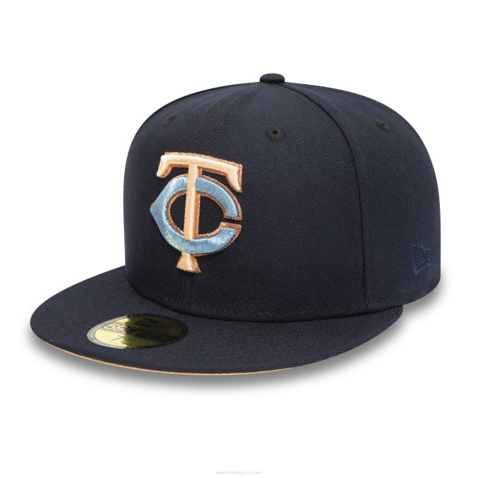 New Era Minnesota twins 1965 all star game navy 59fifty getailleerde pet BT24187