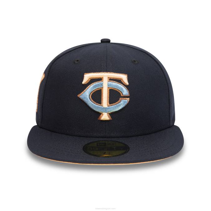 New Era Minnesota twins 1965 all star game navy 59fifty getailleerde pet BT24187