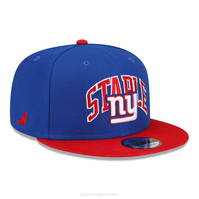 New Era New York Giants x Staple blauwe 9fifty snapback pet BT241986