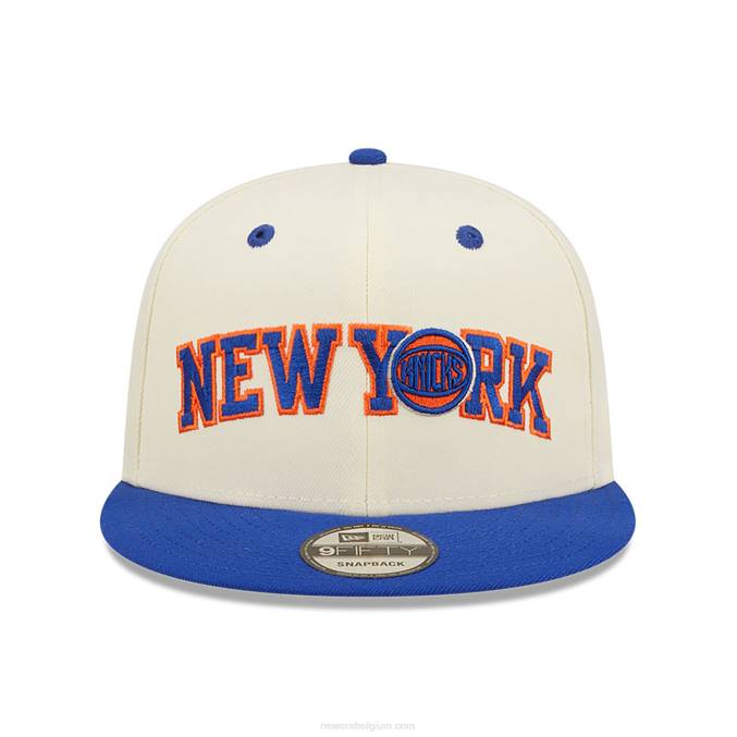 New Era New York Knicks blend witte 9fifty snapback pet BT242024