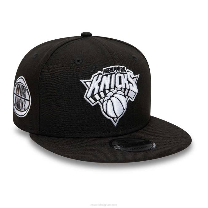 New Era New York Knicks zwarte 9fifty snapback pet BT242048