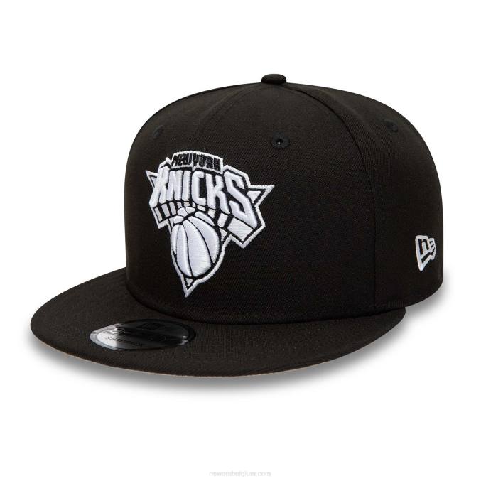 New Era New York Knicks zwarte 9fifty snapback pet BT242048
