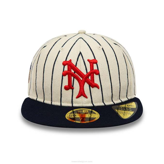 New Era New York Mets Cooperstown witte 59fifty pet BT24631