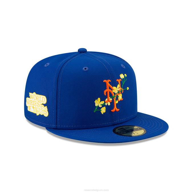 New Era New York Mets Side Patch Bloom Blue 59fifty fitted cap BT241080