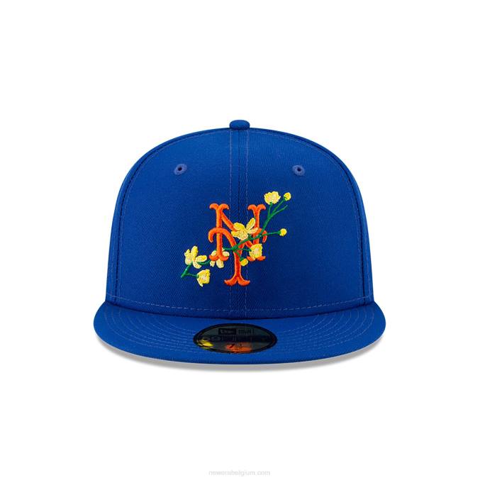 New Era New York Mets Side Patch Bloom Blue 59fifty fitted cap BT241080