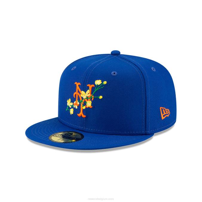 New Era New York Mets Side Patch Bloom Blue 59fifty fitted cap BT241080