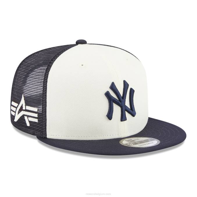 New Era New York Yankees Alpha Industries x mlb marineblauwe 9fifty snapback-pet BT241836