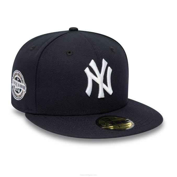 New Era New York Yankees American League Stadium Navy 59fifty getailleerde pet BT241343
